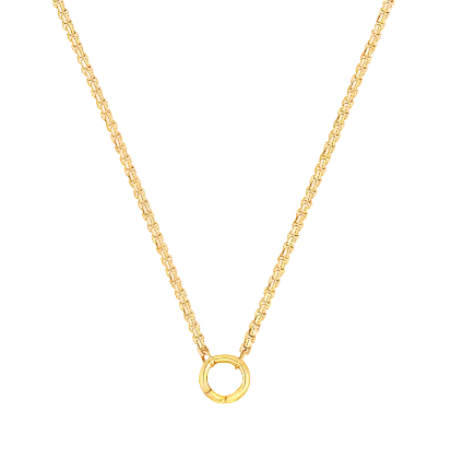 Box Chain Charm Necklace