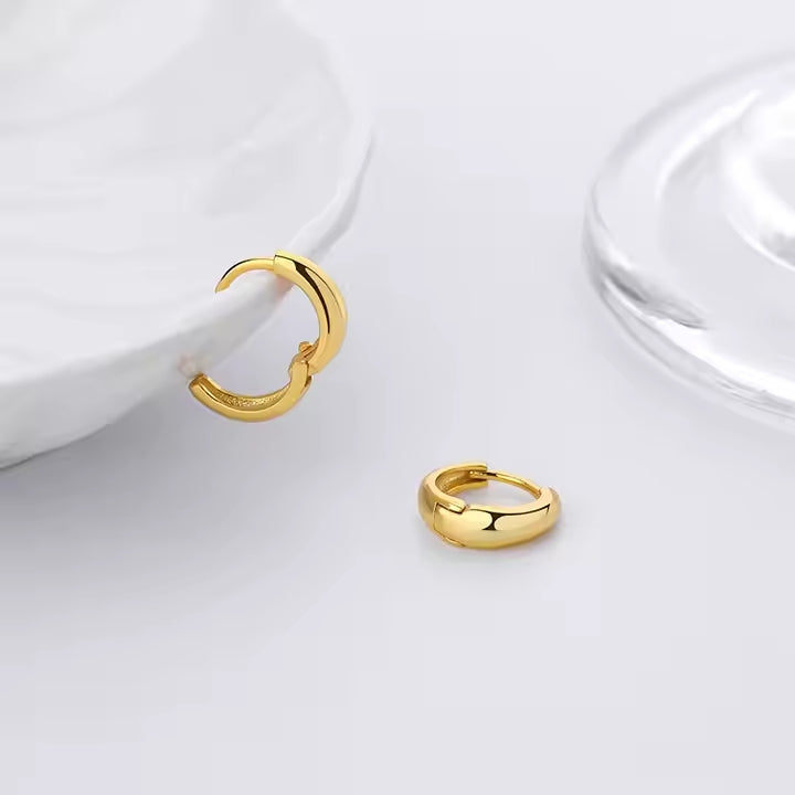 Graduated Huggie Earring Large