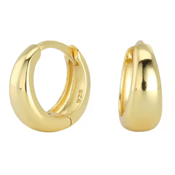 Graduated Huggie Earring Small