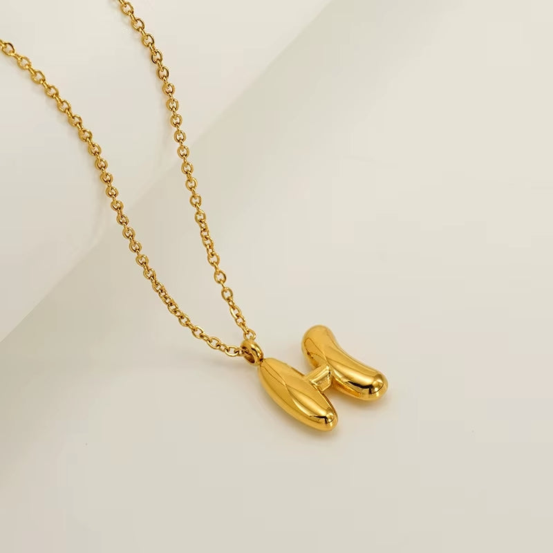Bubble Letter Necklace