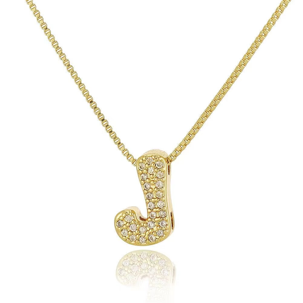 Sparkle Alphabet Pendant