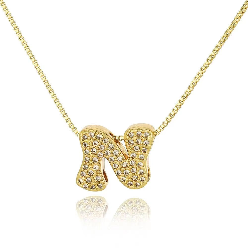 Sparkle Alphabet Pendant