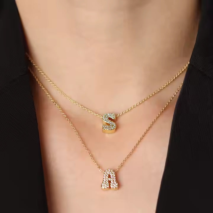 Sparkle Alphabet Pendant