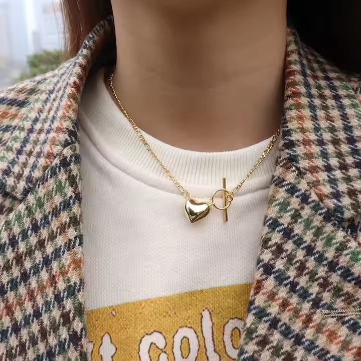 Puffy Heart Choker