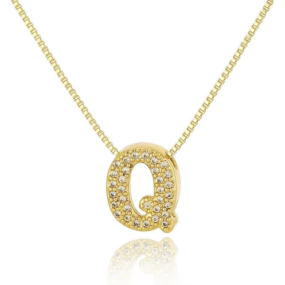 Sparkle Alphabet Pendant
