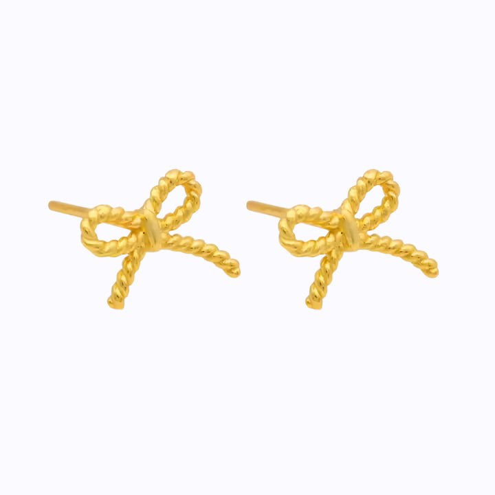Tiny Bow Earrings