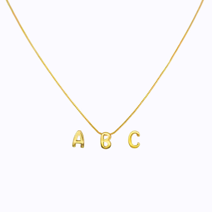 Tiny Letters Necklace