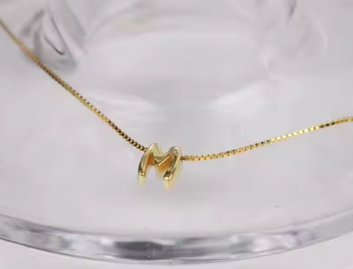 Tiny Letters Necklace