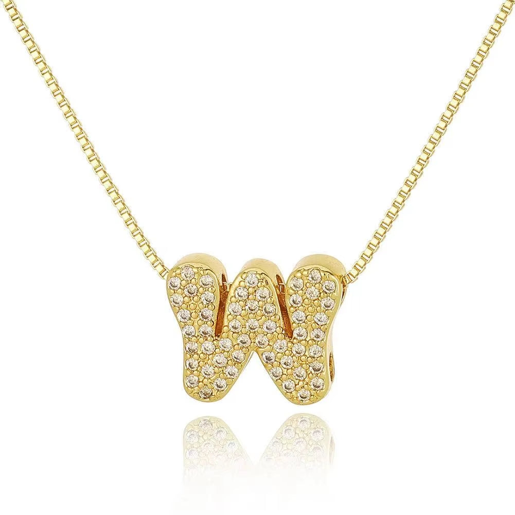 Sparkle Alphabet Pendant