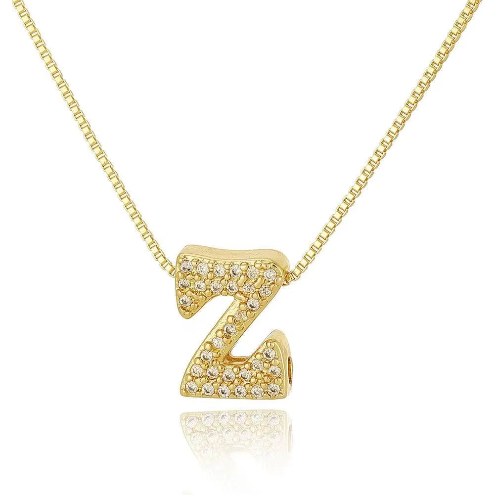 Sparkle Alphabet Pendant