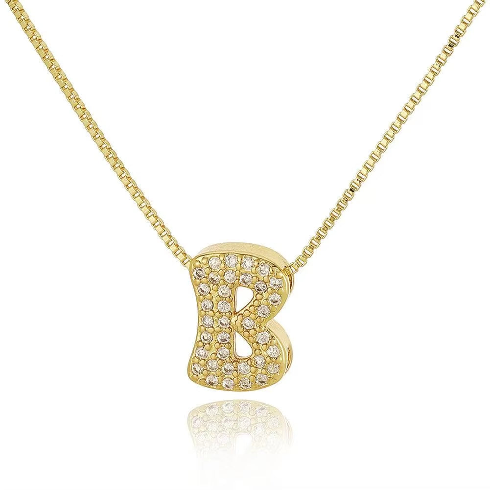 Sparkle Alphabet Pendant