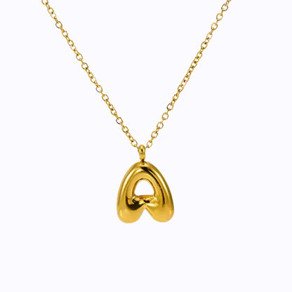 Bubble Letter Necklace
