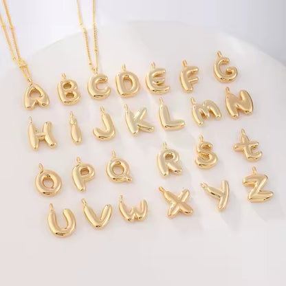 Bubble Letter Necklace