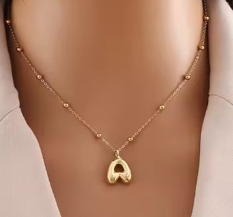 Bubble Letter Necklace