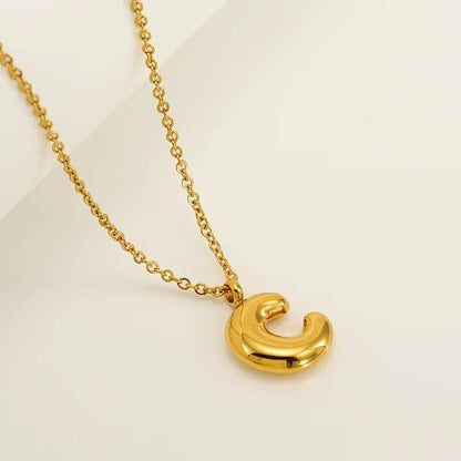 Bubble Letter Necklace