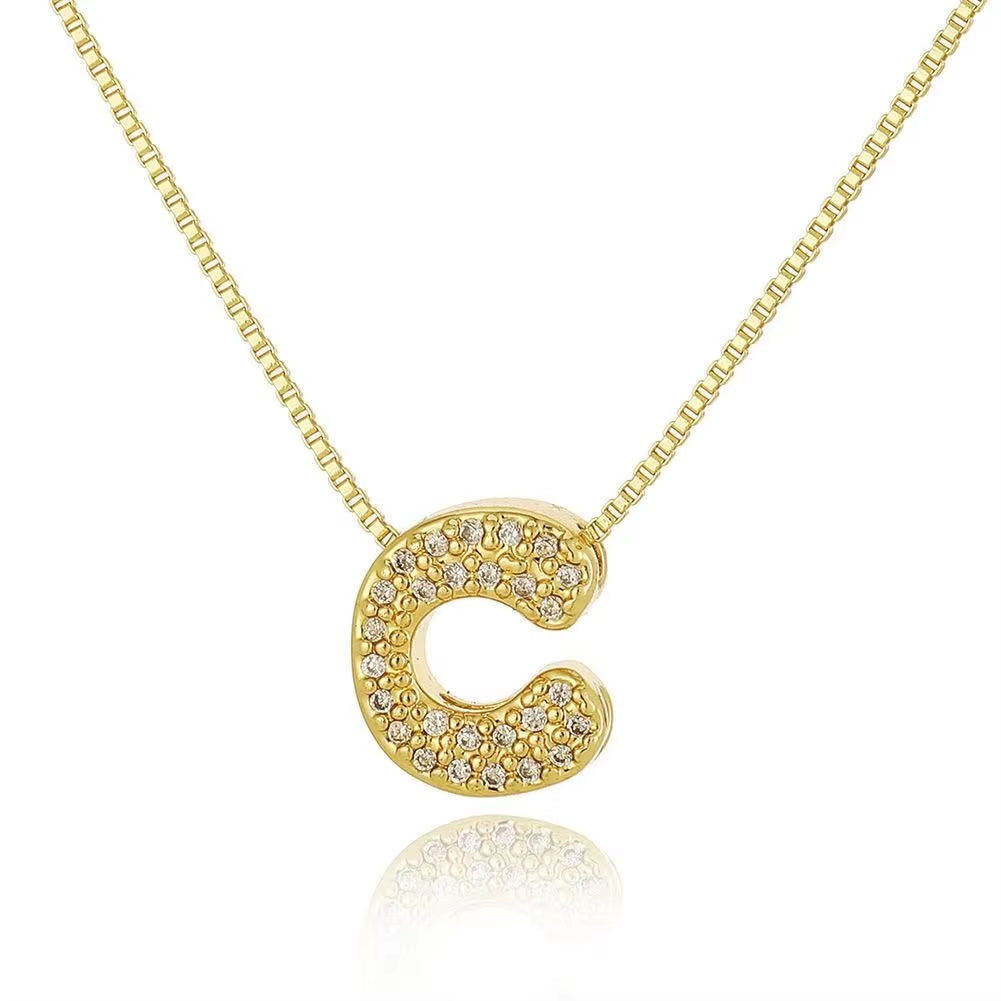 Sparkle Alphabet Pendant