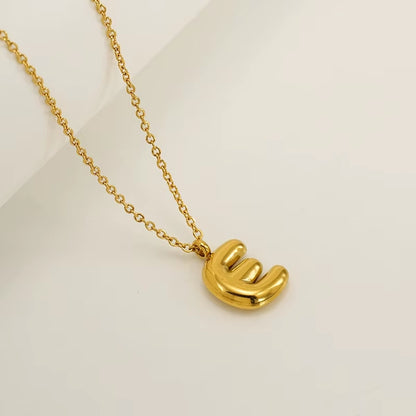 Bubble Letter Necklace