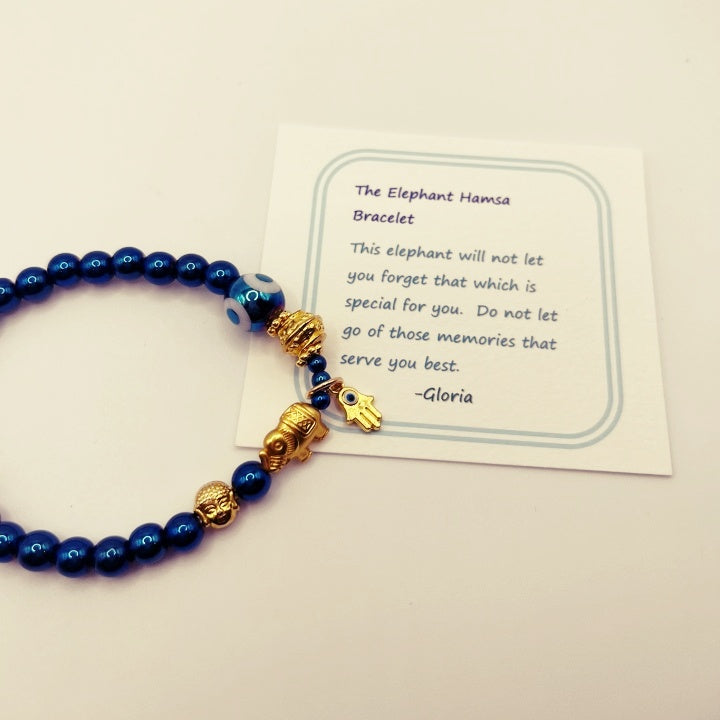 Le bracelet Hamsa de l'éléphant