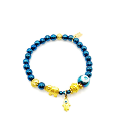 The Elephant Hamsa Bracelet