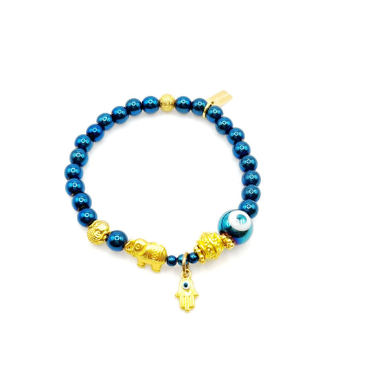 The Elephant Hamsa Bracelet