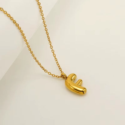 Bubble Letter Necklace