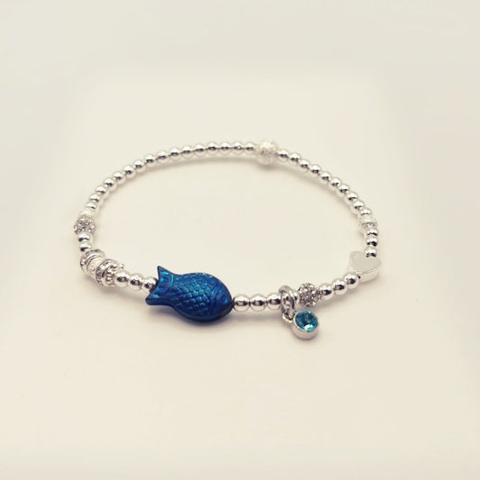 Le Bracelet Poisson Bleu