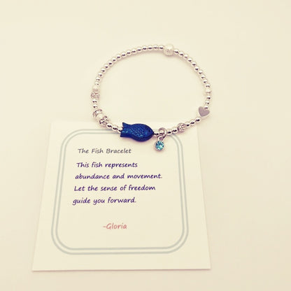 Le Bracelet Poisson Bleu