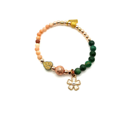 The Flower and Leaf Bracelet