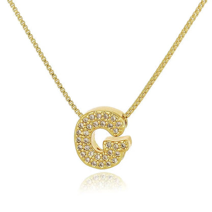 Sparkle Alphabet Pendant
