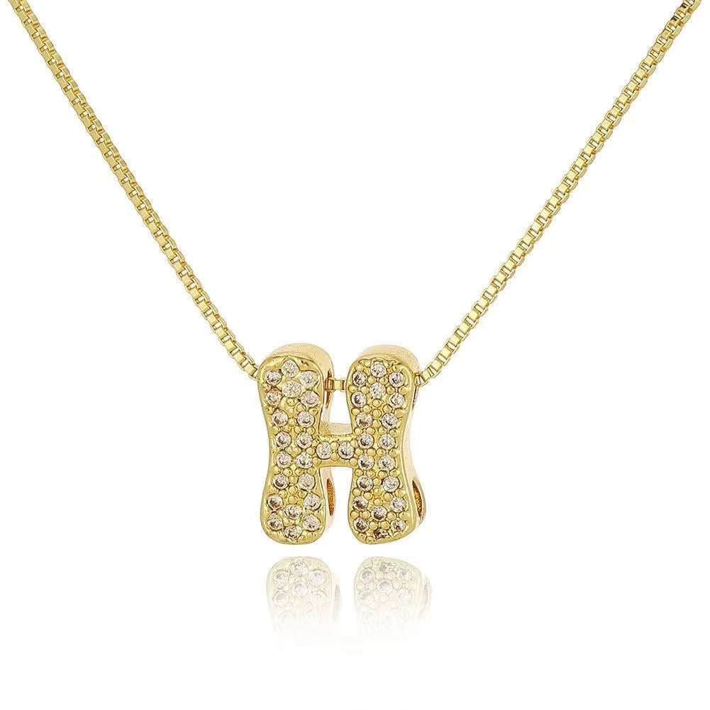 Sparkle Alphabet Pendant