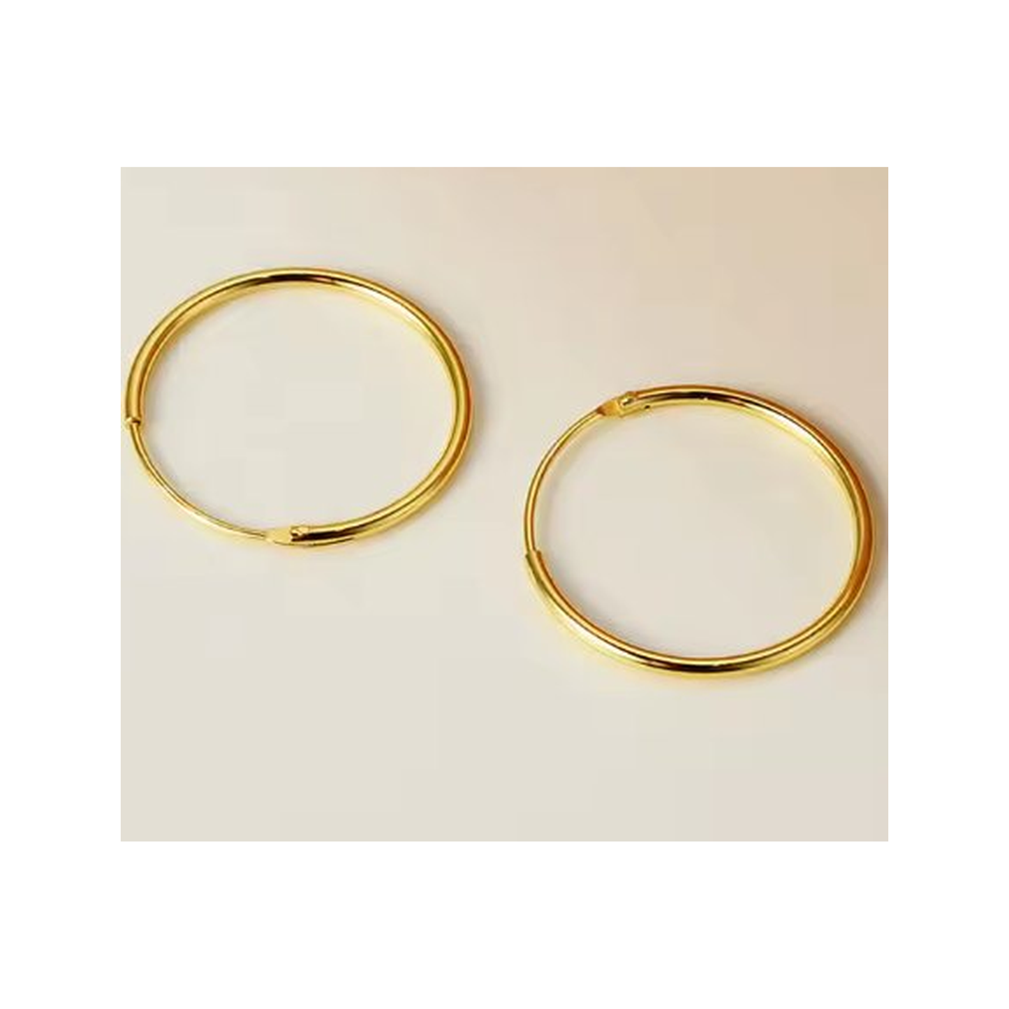 Thin Huggie Hoops Small