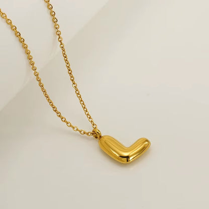 Bubble Letter Necklace