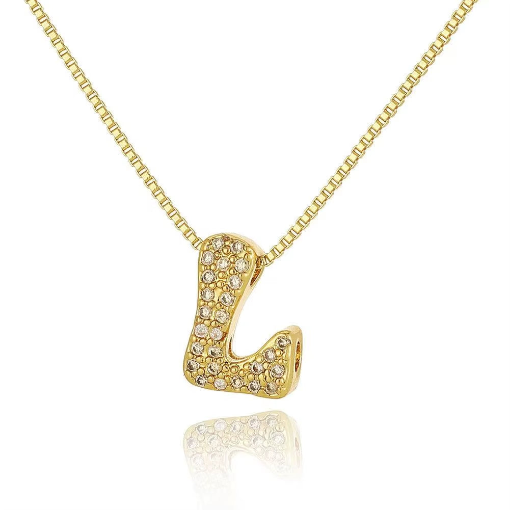 Sparkle Alphabet Pendant