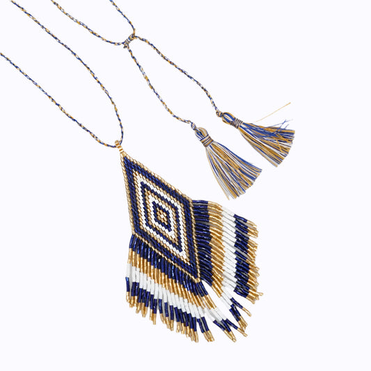 The Festival Badge- Blue and Gold