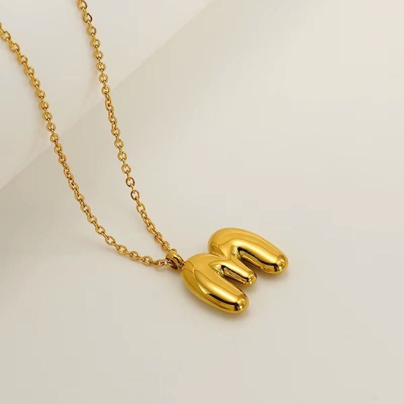 Bubble Letter Necklace
