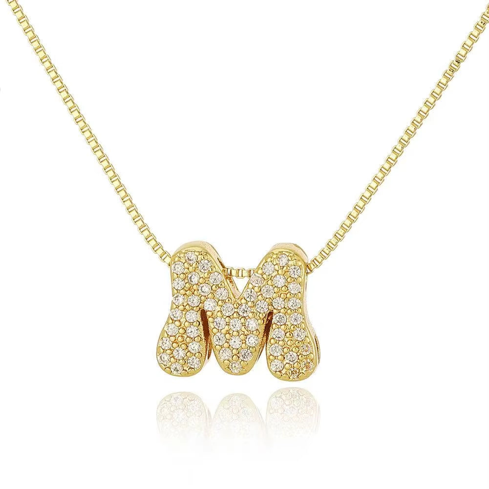 Sparkle Alphabet Pendant