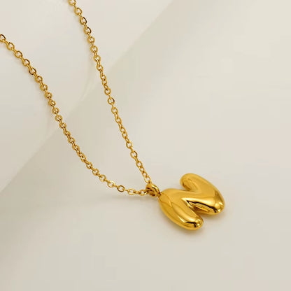Bubble Letter Necklace