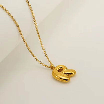 Bubble Letter Necklace