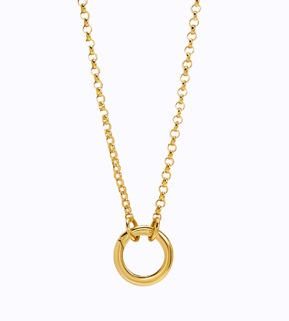 Rolo Chain Charm Necklace