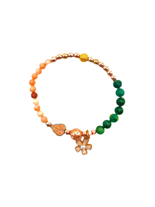 The Flower and Leaf Bracelet