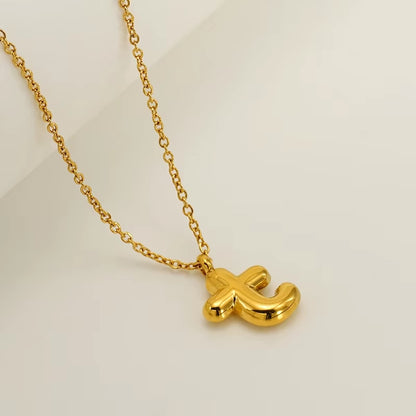 Bubble Letter Necklace