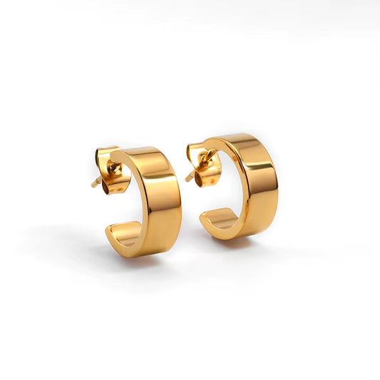 Thick Circle Hoops Small