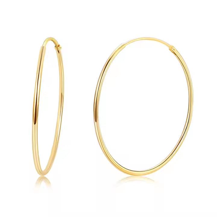 Thin Hoops Large