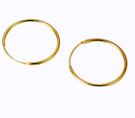 Thin Huggie Hoops Tiny