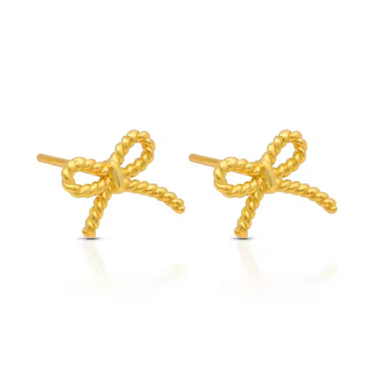 Boucles d'oreilles à petits nœuds