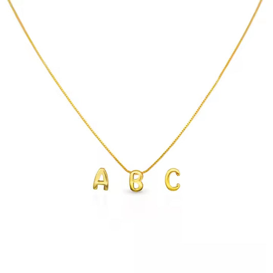 Tiny Letters Necklace