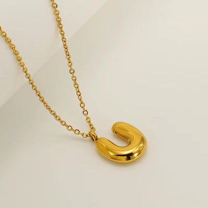 Bubble Letter Necklace