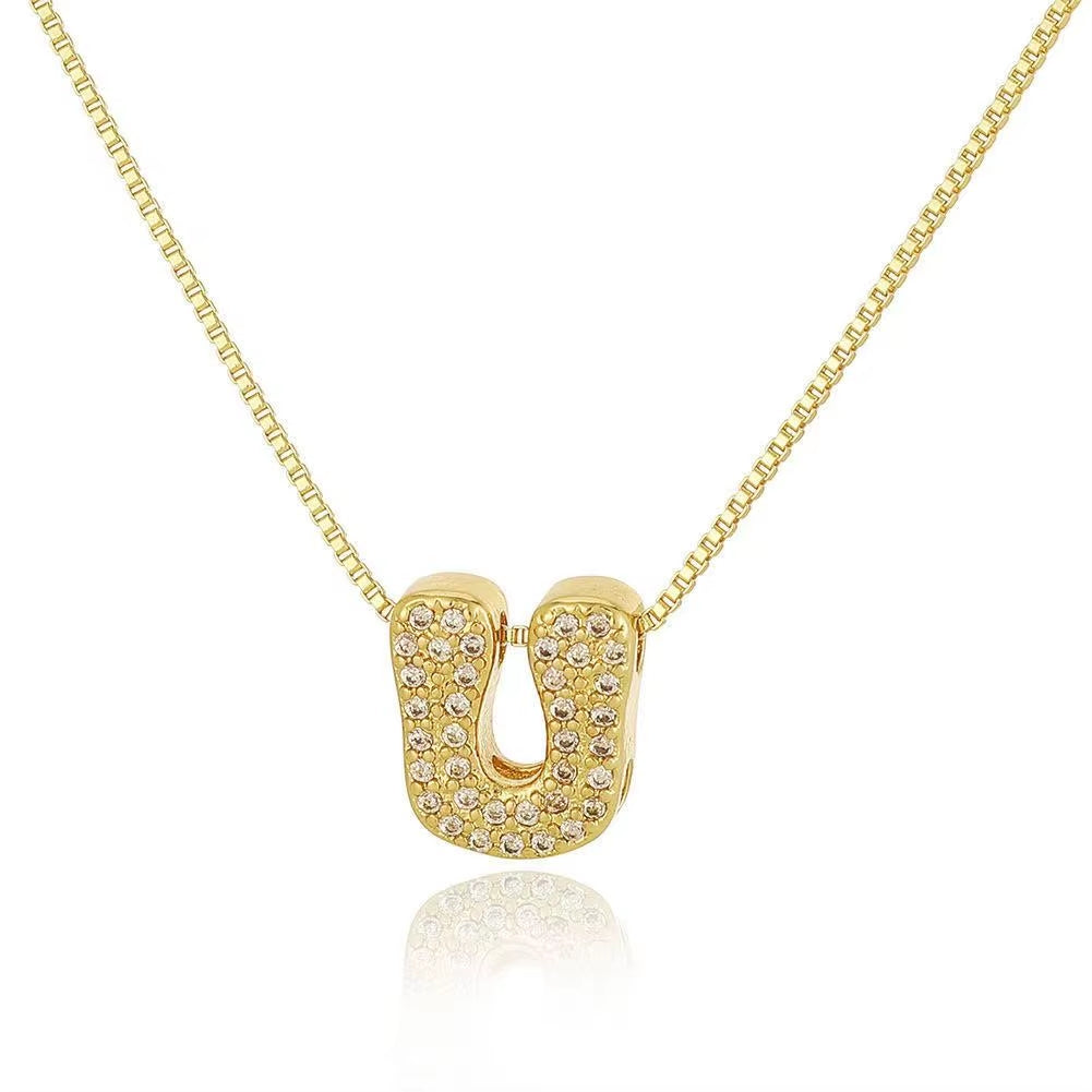 Sparkle Alphabet Pendant