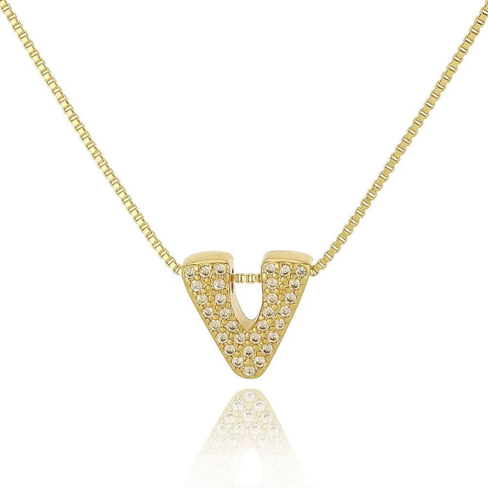Sparkle Alphabet Pendant