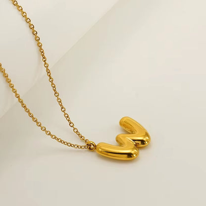 Bubble Letter Necklace